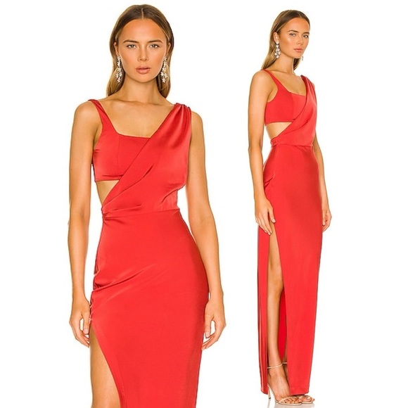 NBD Dresses & Skirts - NBD x REVOLVE Andrei Gown in Red